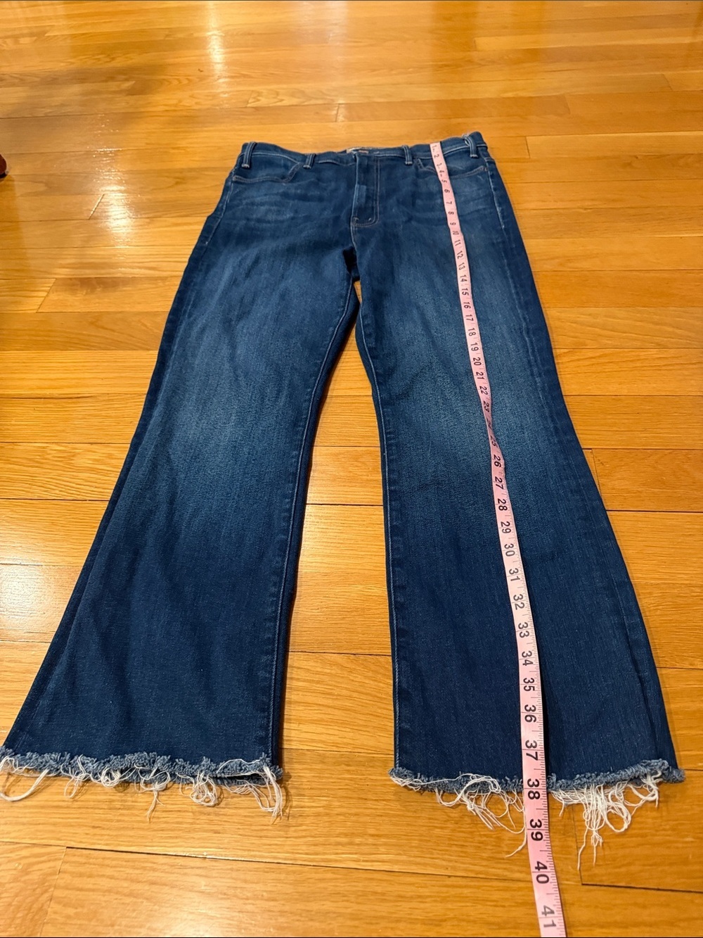 Mother The hustler ankle fray jeans size 32. - Picture 9 of 12